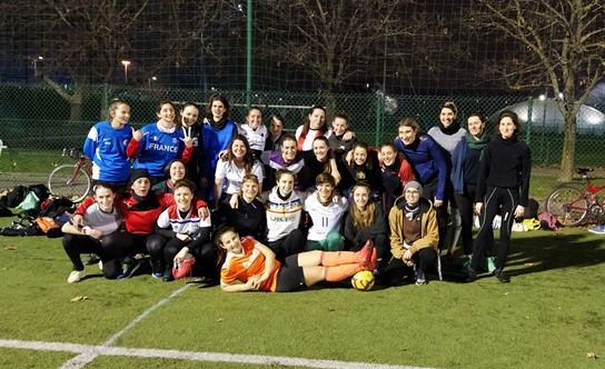 Photo de l'équipe des débuteuses